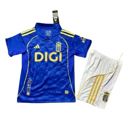 Kit Infantil Real Oviedo Azul 2025/26 Home Unissex