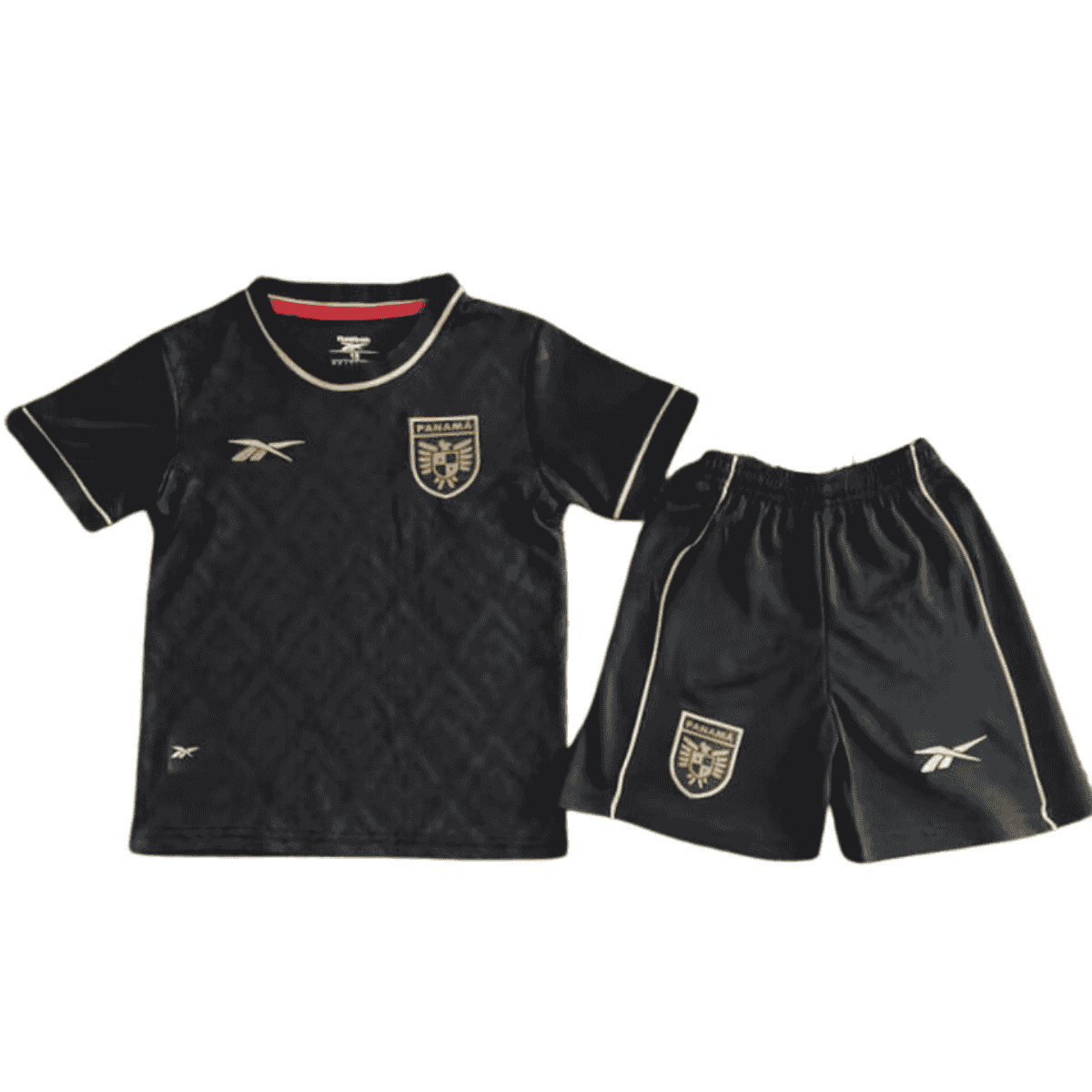Kit-infantil-Panama-Preto-2025-26-Away-Boom-Unissex Kit Infantil Panamá Preto 2025/26 Away Unissex