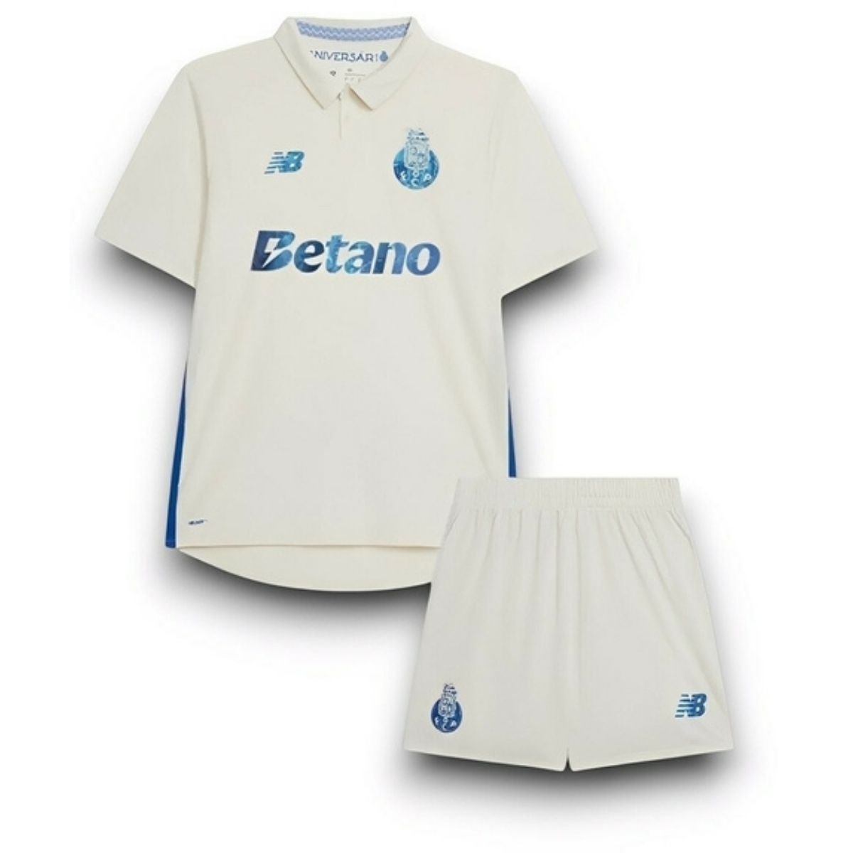 Kit-infantil-Porto-Branco-e-Azul-25-26-Third-Away-Unissex Kit Infantil FC Porto Branco 2025/26 Third Unissex