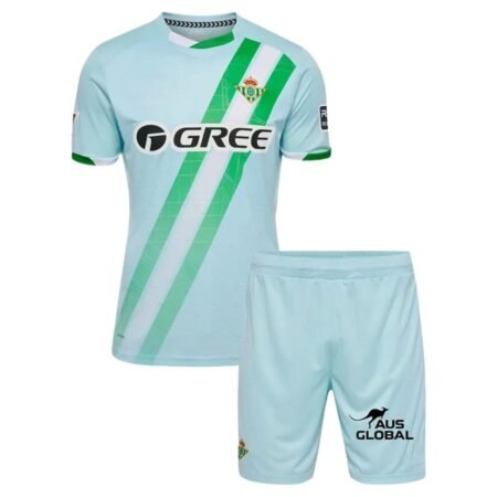 Kit Infantil Real Bétis Verde Claro 2025/26 Away Unissex