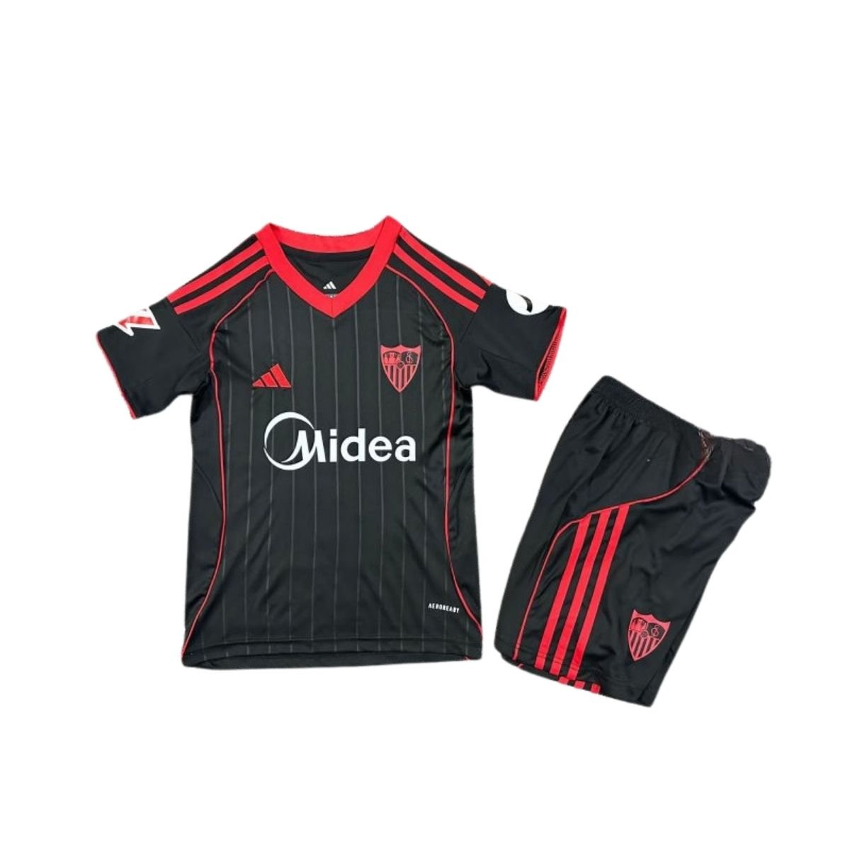 Kit-infantil-Sevilla-Preto-e-Vermelho-2025-26-Third-Unissex (1) Kit Infantil Sevilla Preto 2025/26 Third Unissex