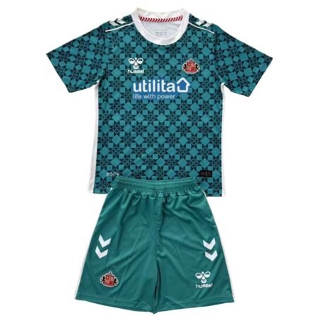 Kit Infantil Sunderland Azul 2025/26 Goleiro Unissex
