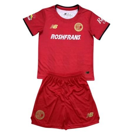 Kit Infantil Toluca Vermelho 2025/26 Home Unissex