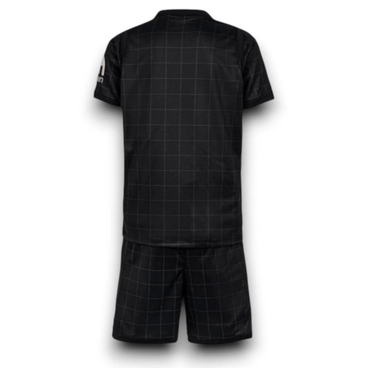 Kit-infantil-Tottenham-Preto-25-26-Away-Unissex (1) Kit Infantil Tottenham Preto 2025/26 Away Unissex