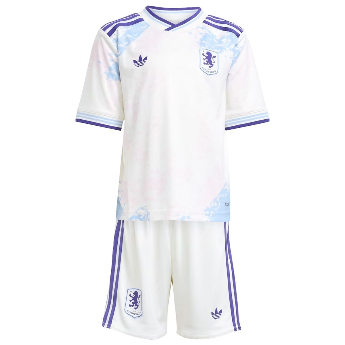 Kit-infantil-aston-villa-Branco-2025-26-third-unissex Kit Infantil Aston Villa Branco 2025/26 Third Unissex