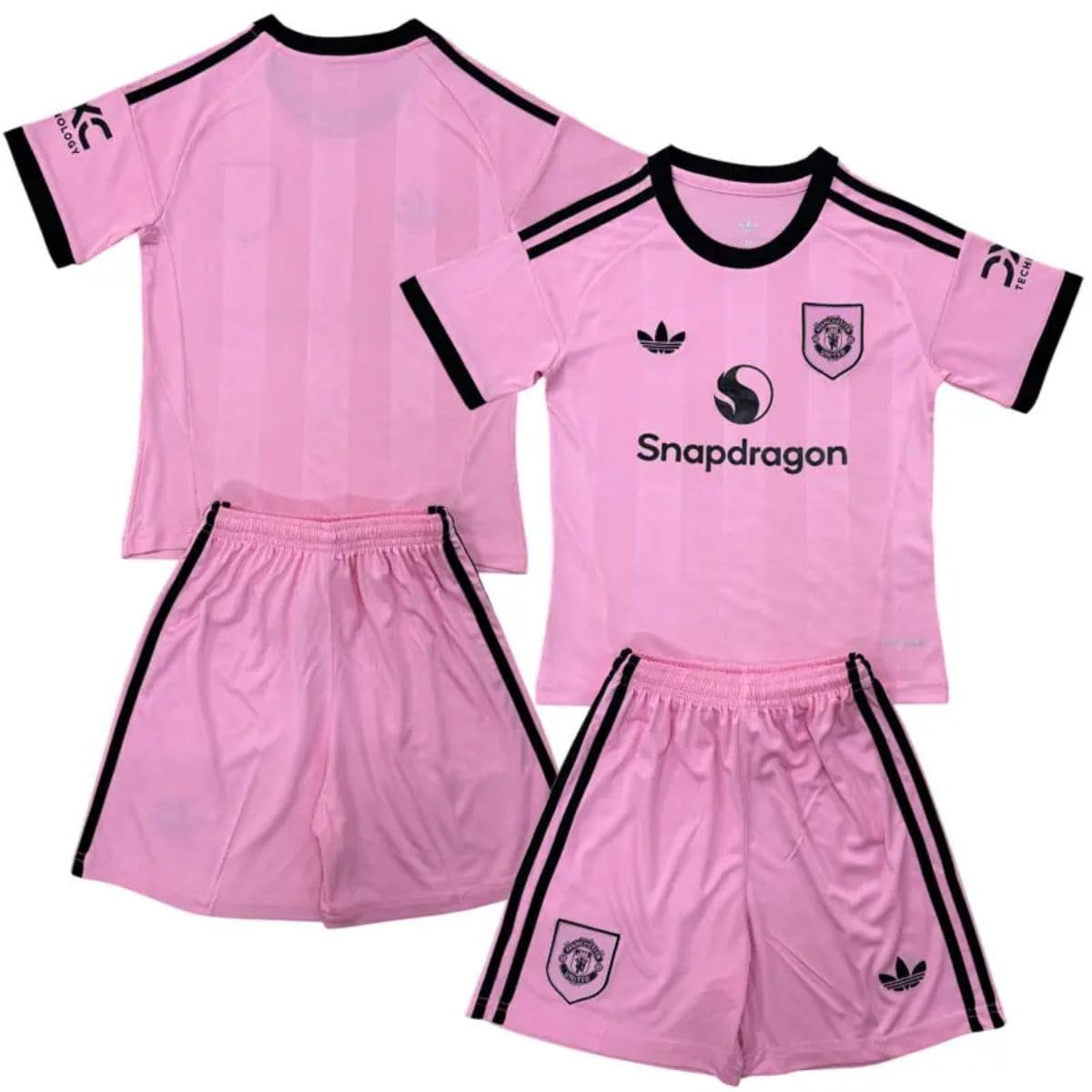 Kit-infantil-manchester-United-Goleiro-Rosa-Claro-25-26-Third-Unissex (2) Kit Infantil Manchester United Rosa 2025/26 Goleiro Unissex