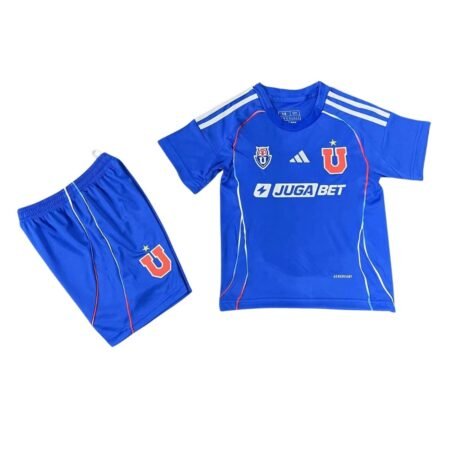 Kit Infantil Universidad de Chile Azul 2025/26 Home Unissex