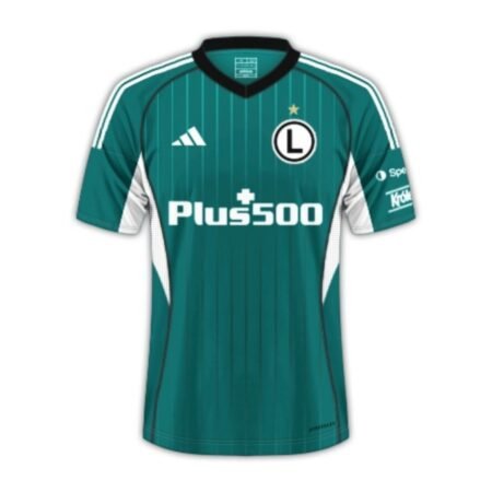 Camisa Légia Varsóvia Verde 2025/26 Away II Masculina