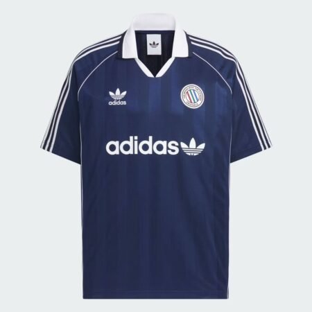 Camisa Adidas Azul Escuro 3 Stripes 2025/26 Originals Masculina