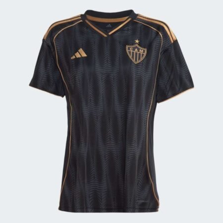 Camisa Atlético Mineiro Preta 2025/26 Terceira III Feminina
