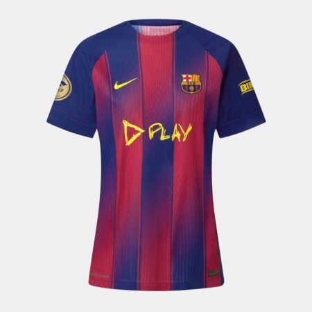 Camisa Barcelona ED Sheeran 1899 Play 2025/26 Grená Feminina