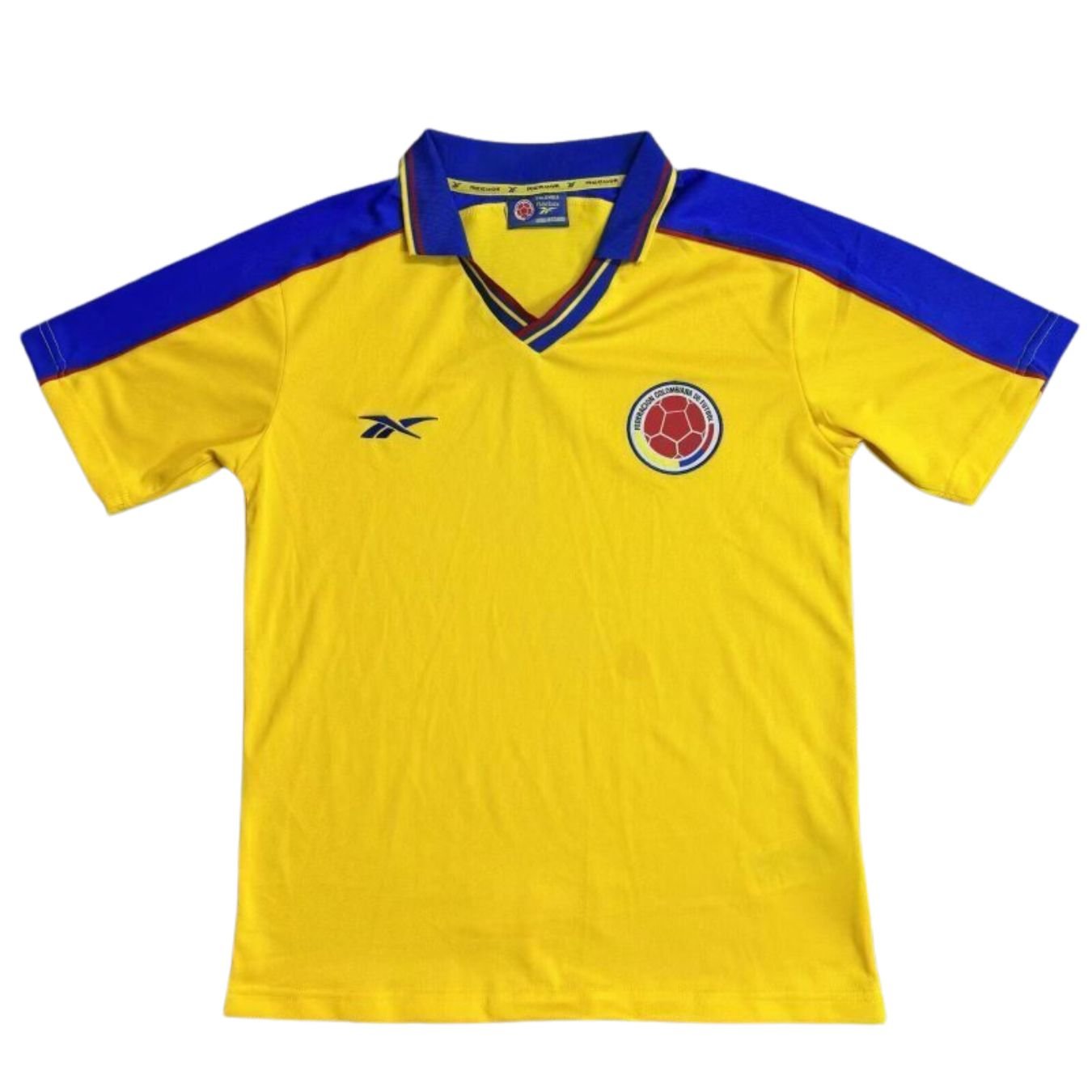 camisa-colombia-amarela-2025-26-home-masculina Camisa Colômbia Amarela 1998/99 Home I Masculina