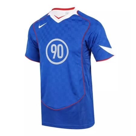 Camisa Croácia Azul Total 90 Branca 2025/26 Energy Masculina