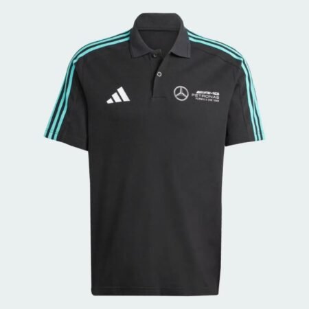 Camisa DNA Mercedes AMG Petronas F1 Team 2025/26 Polo Preta Masculina