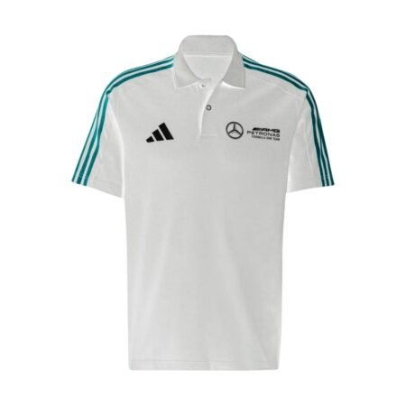 Camisa DNA Mercedes AMG Petronas F1 Team 2025/26 Polo Branco Masculina