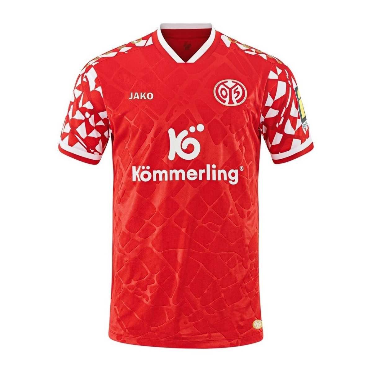 camisa-fsv-mainz-05-vermelho-2025-26-home-masculina Camisa FSV Mainz 05 Vermelho 2025/26 Home I Masculina