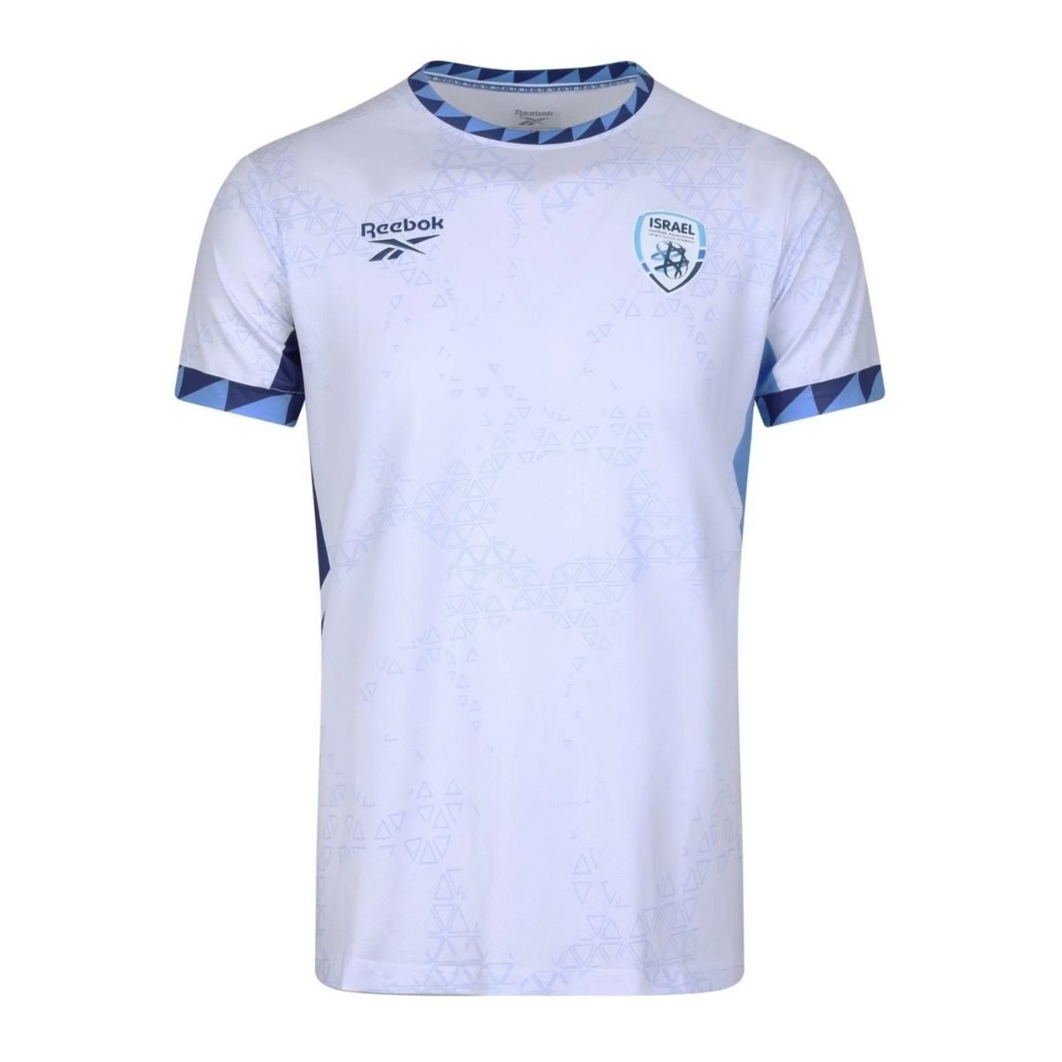 camisa-israel-branco-2025-26-home-i-masculina Camisa Seleção de Israel Branco 2025/26 Home I Masculina
