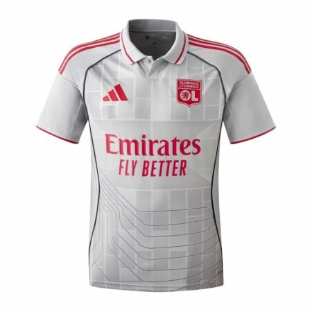 Camisa Lyon Cinza 2025/26 Third III Masculina