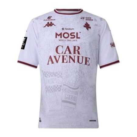 Camisa FC Metz Branca 2025/26 Third III Masculina