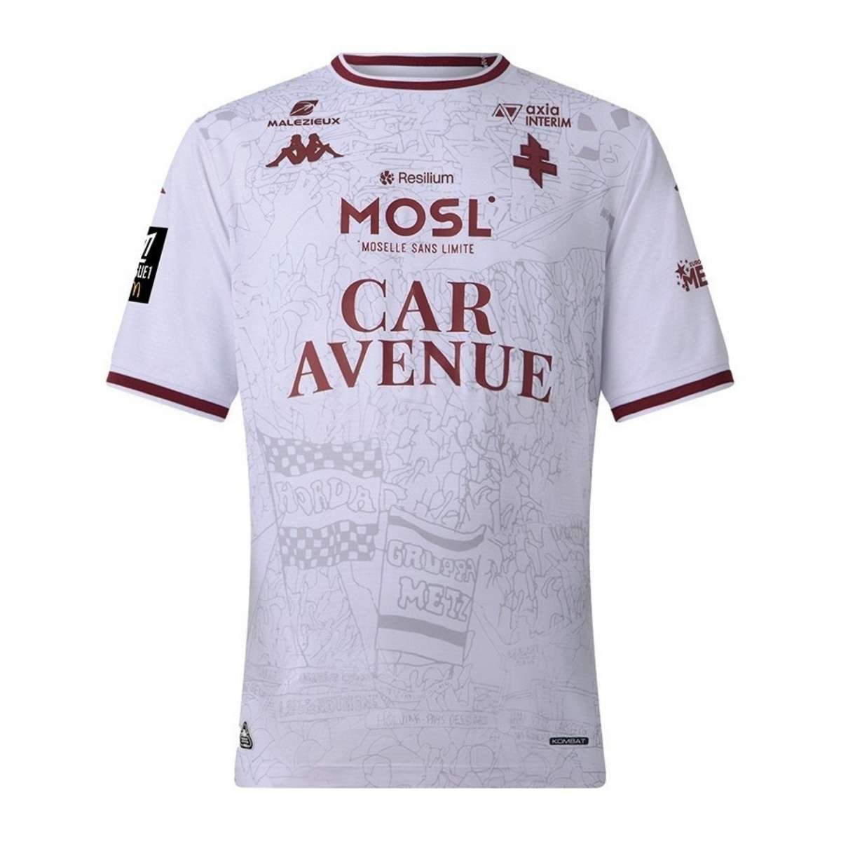 camisa-metz-branco-2025-26-third-masculina Camisa FC Metz Branca 2025/26 Third III Masculina