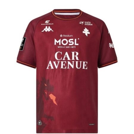 Camisa FC Metz Vermelho 2025/26 Home I Masculina