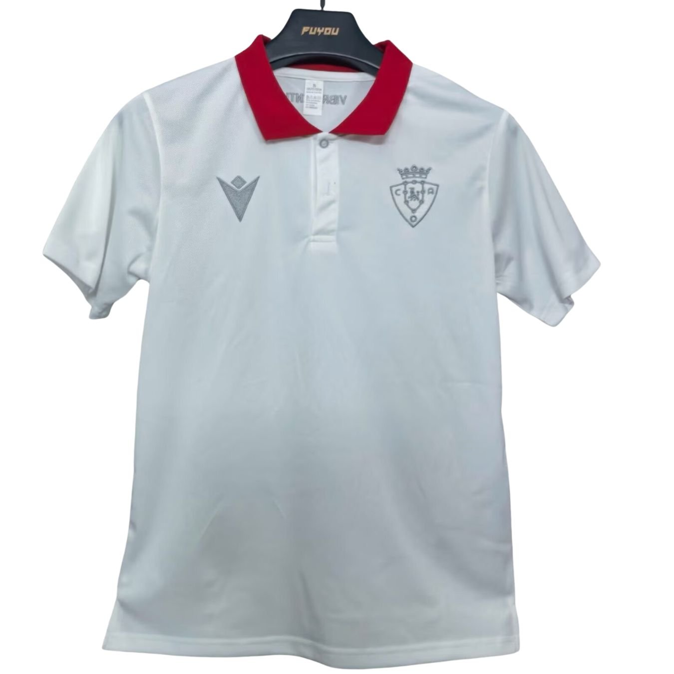 camisa-osasuna-branca-festival-san-fermin-2025-26-masculina o: Camisa Atlético Osasuna Branca Festival San Fermin 2025/26 Masculina