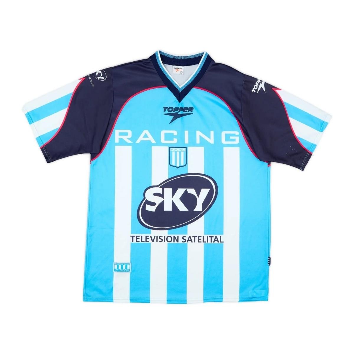 camisa-racing-club-azul-2001-02-sky-home-i-masculina Camisa Racing Club Azul 2001/02 Sky Home I Masculina