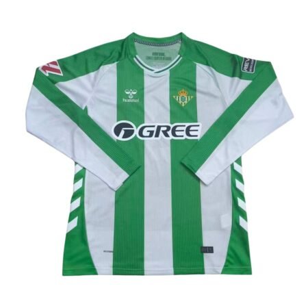Camisa Real Bétis Verde 2025/26 Home Manga Longa