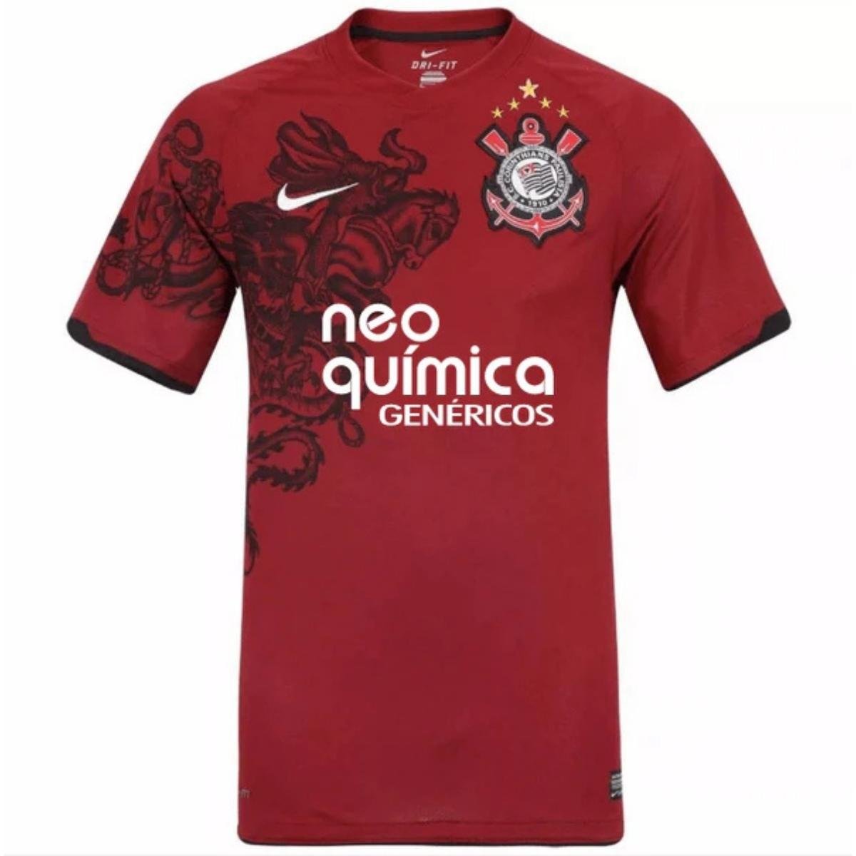 camisa-retro-corinthians-sao-jorge-vermelha-2011-masculina Camisa Corinthians Vermelha São Jorge 2011/12 Goleiro Masculina