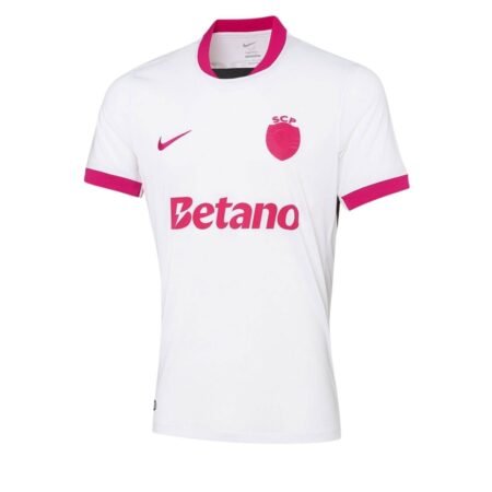 Camisa Sporting CP Branca 2025/26 Outubro Rosa Masculina