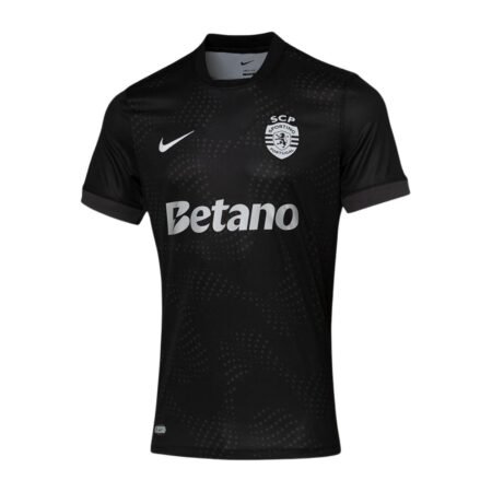 Camisa Sporting CP Preto 2025/26 Goleiro Masculina
