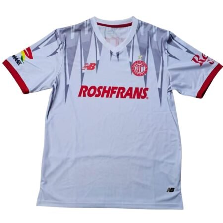 Camisa Deportivo Toluca Branco 2025/26 Goleiro Masculina
