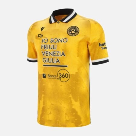 Camisa Udinese Calcio Amarelo 2025/26 Third III Masculina