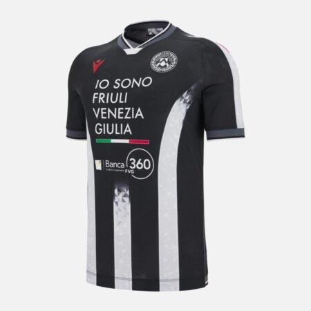 Camisa Udinese Calcio Preto 2025/26 Home I Masculina