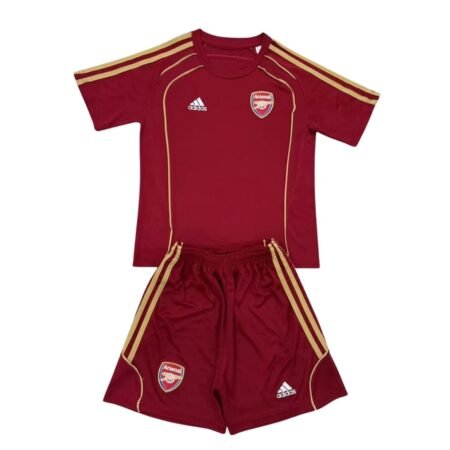Kit Infantil Arsenal Vermelho UBP 2025/26 Unissex