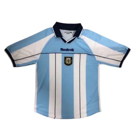 Camisa Argentina 2000/01 Branco/Azul Home I Reebok Masculina
