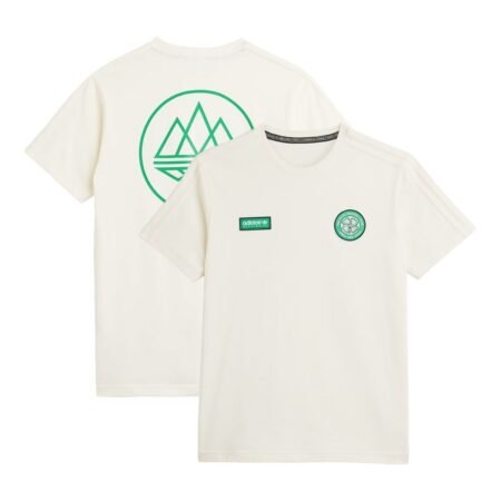 Camisa Celtic FC SPZL Branco 2025/26 Casual Oasis Masculina