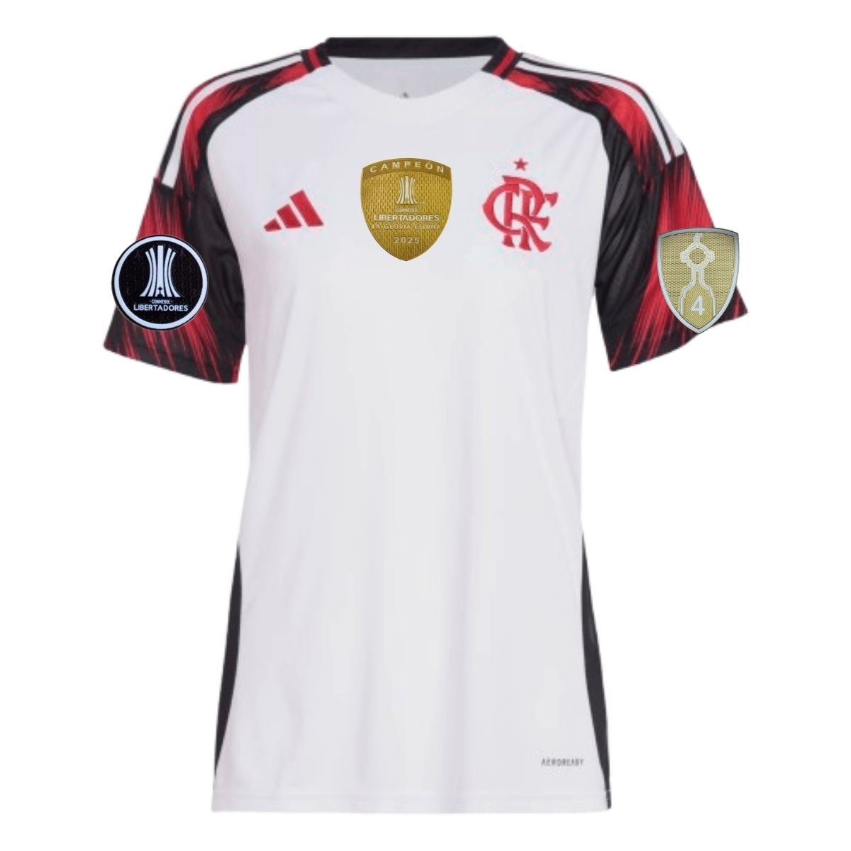 camisa-do-flamengo-campeao-libertadores-2025-creme-reserva-masculina (3) Camisa do Flamengo Campeão Libertadores 2025 Branca Reserva Feminina