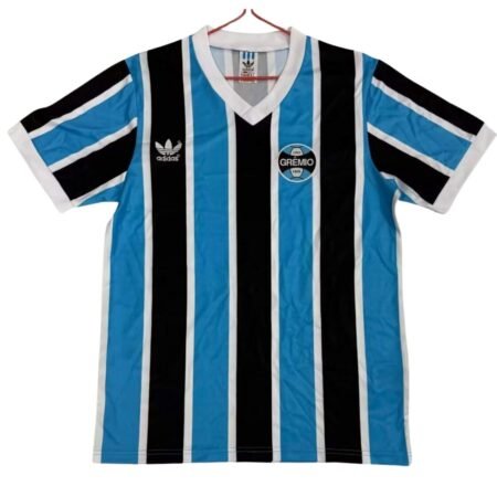 Camisa Grêmio Azul 1983/84 titular Adidas Retrô Masculina