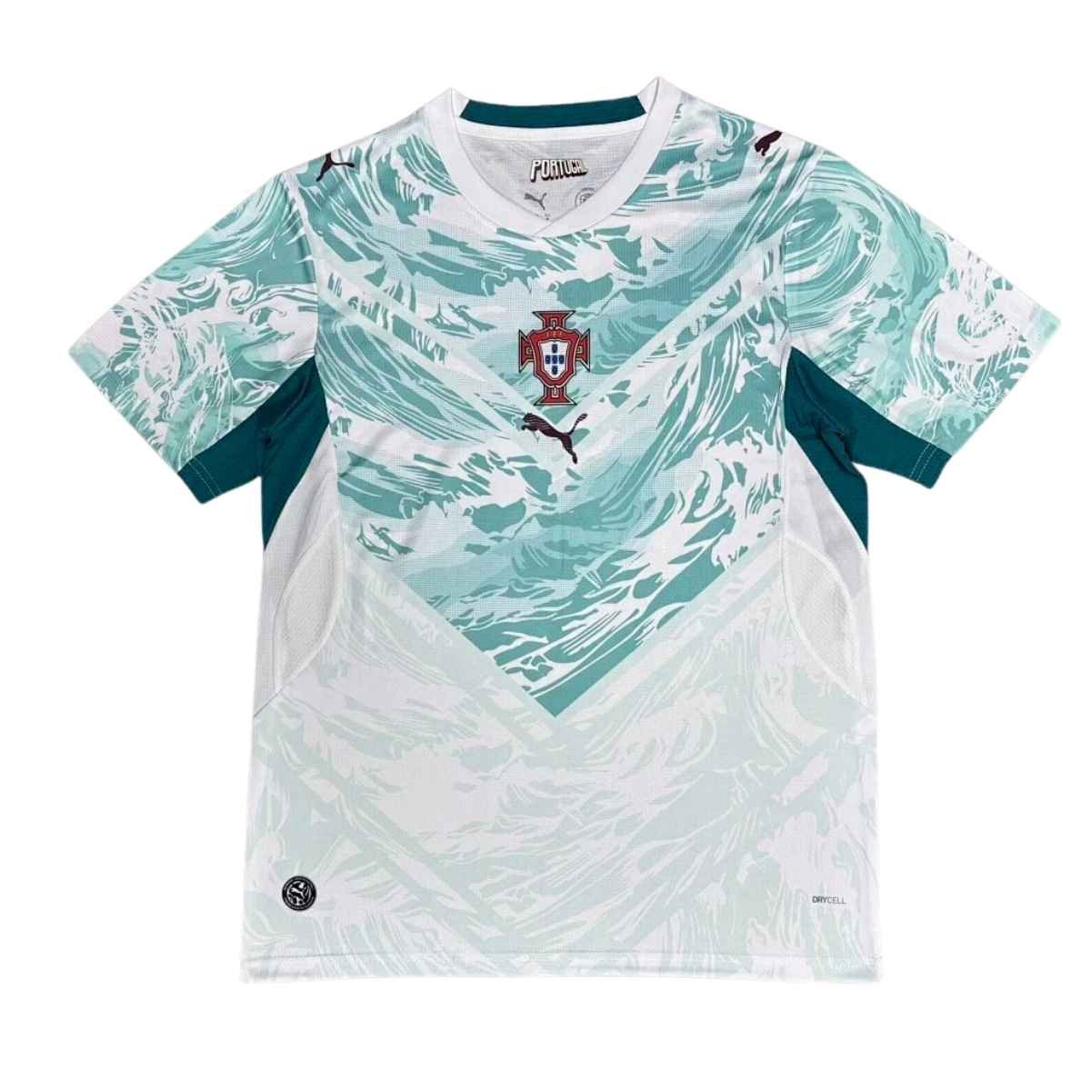 camisa-portugal-branco-verde-2026-27-copa-away-ii-masculina Camisa Portugal Branco/Verde 2026/27 Copa Away II Masculina