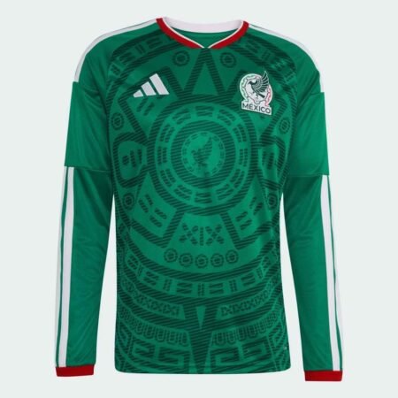 Camisa México Verde Copa 2026/27 Home I Manga Longa