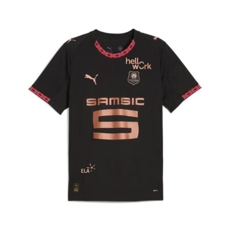 Camisa Stade Rennais Preta 2025/26 Third III Masculina