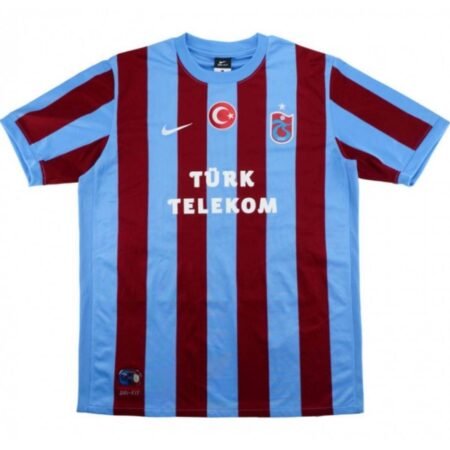 Camisa Trabzonspor Kulübü Vermelha/Azul 2010/11 Home I Masculina