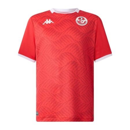Camisa Tunísia Vermelha 2025/26 Home I Masculi
