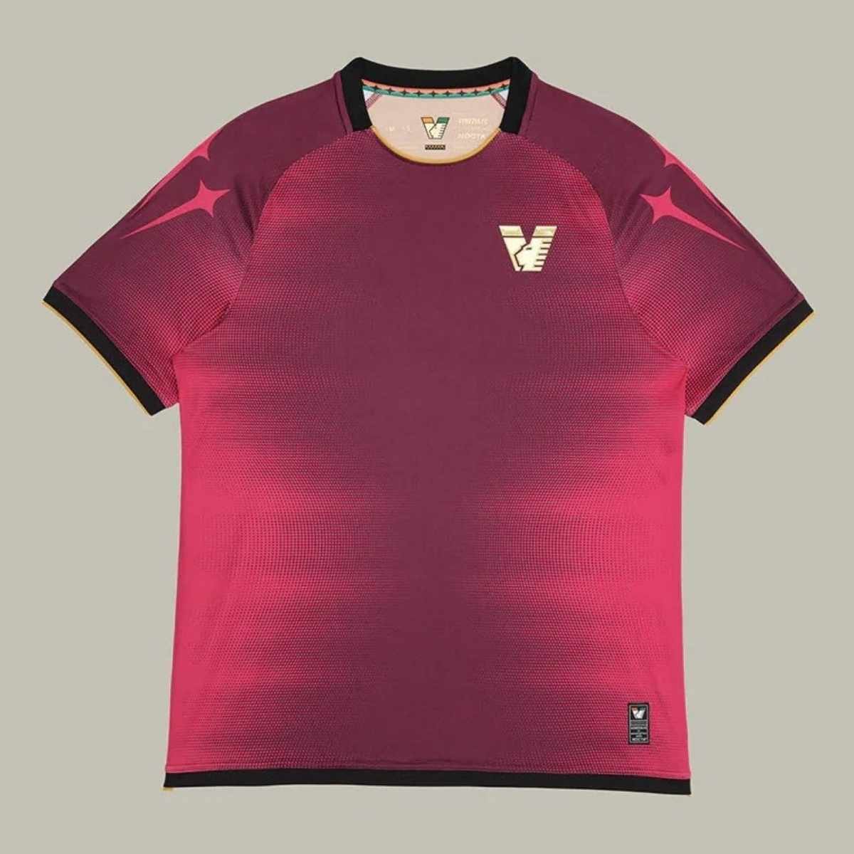 camisa-venezia-fc-vermelha-2025-26-pre-jogo-masculina Camisa Venezia FC Vermelha 2025/26 Pré-jogo Masculina