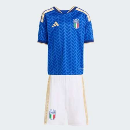 Kit Infantil Itália Azul Copa 2026/27 Away II Unissex