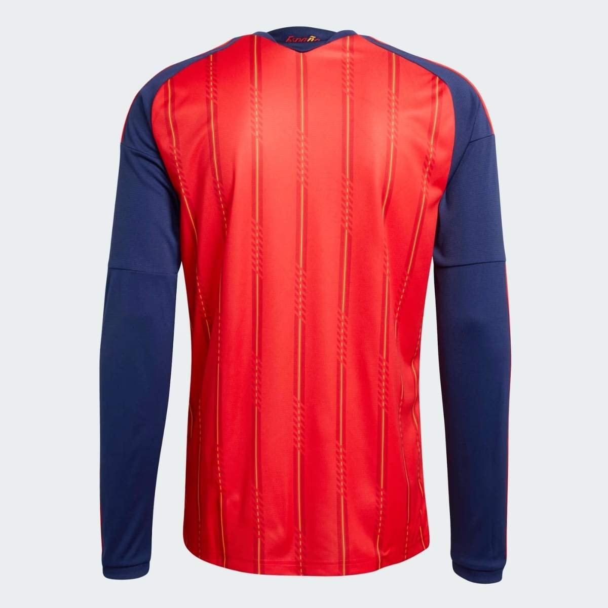 short-selecao-espanha-vermelho-i-copa-2026-27-away-manga-longa-JZ5786 (1) Camisa Espanha Vermelha Copa 2026/27 Home I Manga Longa