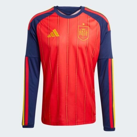 Camisa Espanha Vermelha Copa 2026/27 Home I Manga Longa