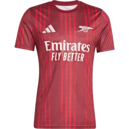 Camisa Arsenal FC Vermelha 2025/26 Pré-jogo Masculina