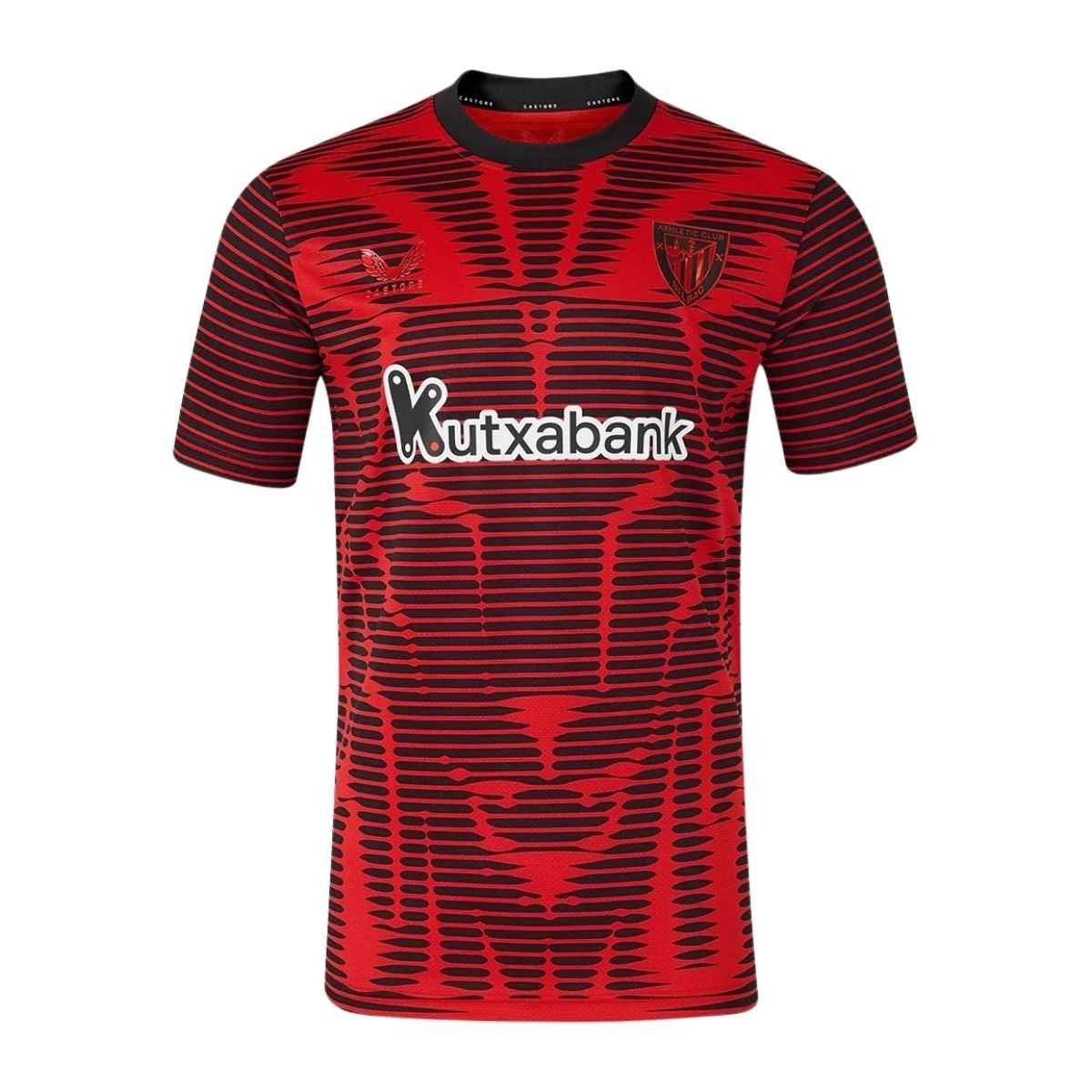 camisa-athletic-bilbao-vermelha-2025-26-fourth-iv-masculina Camisa Athletic Bilbao Vermelha 2025/26 Fourth IV Masculina